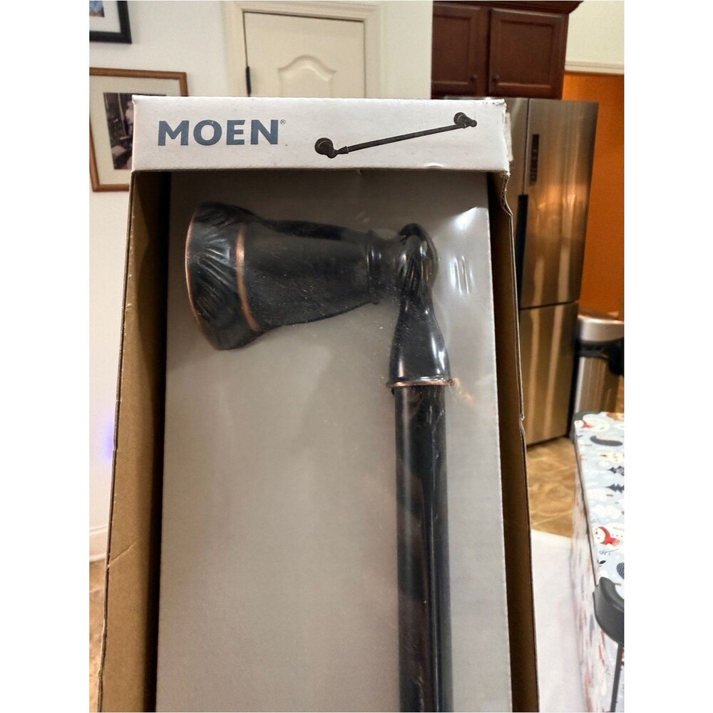 Moen Oil Rubbed Bronze and Copper Accent Towel Bar
